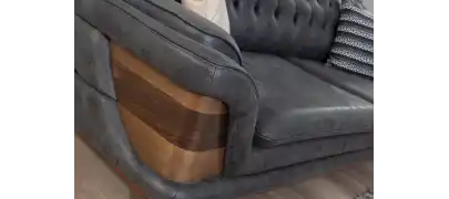 Kervan Krem Antrasit Koltuk Takımı