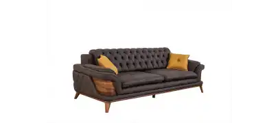 Kervan Sarı Antrasit Koltuk Takımı