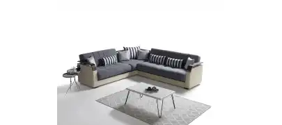 Mina Köşe Takımı Gri