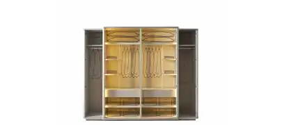 Prada Sis Grisi Yatak Odası