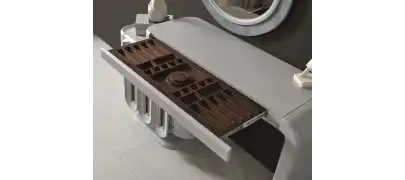 Prada Sis Grisi Yatak Odası