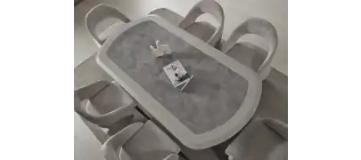 Prada Sis Grisi Yemek Odası