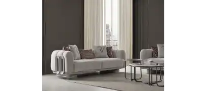 Prada Sis Grisi Koltuk Takımı