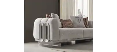 Prada Sis Grisi Koltuk Takımı