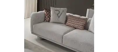 Prada Sis Grisi Koltuk Takımı