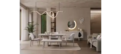 Enna Gri Yemek Odası