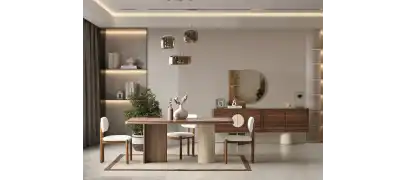 Florazsa Ceviz Yemek Takımı