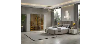 İnegöl Mobilya Gold Line Yatak Odası Takımı