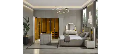 İnegöl Mobilya Gold Line Giyinme Odası