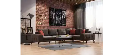 İnegöl Mobilya Ahsen Köşe Koltuk Takımı