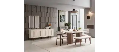 İnegöl Mobilya Asya Yemek Takımı