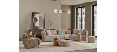 İnegöl Mobilya Slope Amorf Köşe Takımı