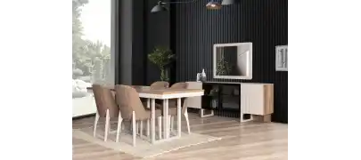 İnegöl Mobilyası Vole Yemek Odası