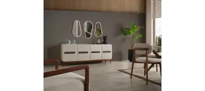 Roys Krem Yemek Takımı