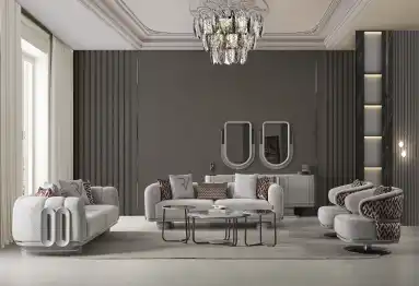 Prada Sis Grisi Koltuk Takımı