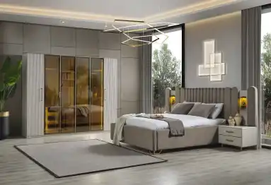 İnegöl Mobilya Gold Line Yatak Odası Takımı