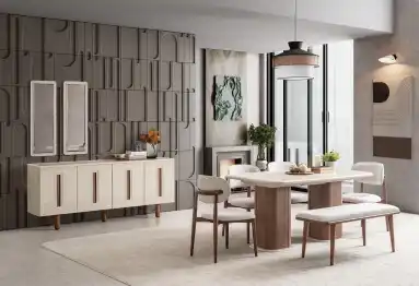 İnegöl Mobilya Asya Yemek Takımı