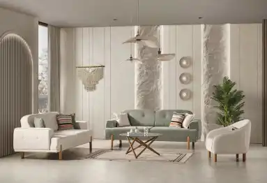 İnegöl Mobilya Bohem Koltuk Takımı 1