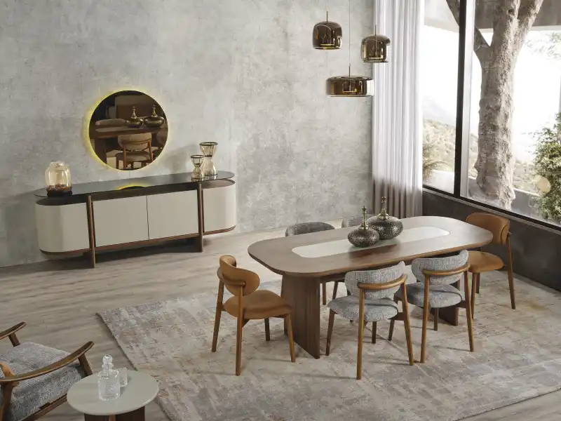 İnegöl Mobilya Otello Yemek Odası Takımı