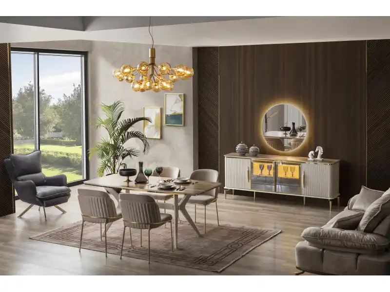 İnegöl Mobilyası Royal Yemek Odası