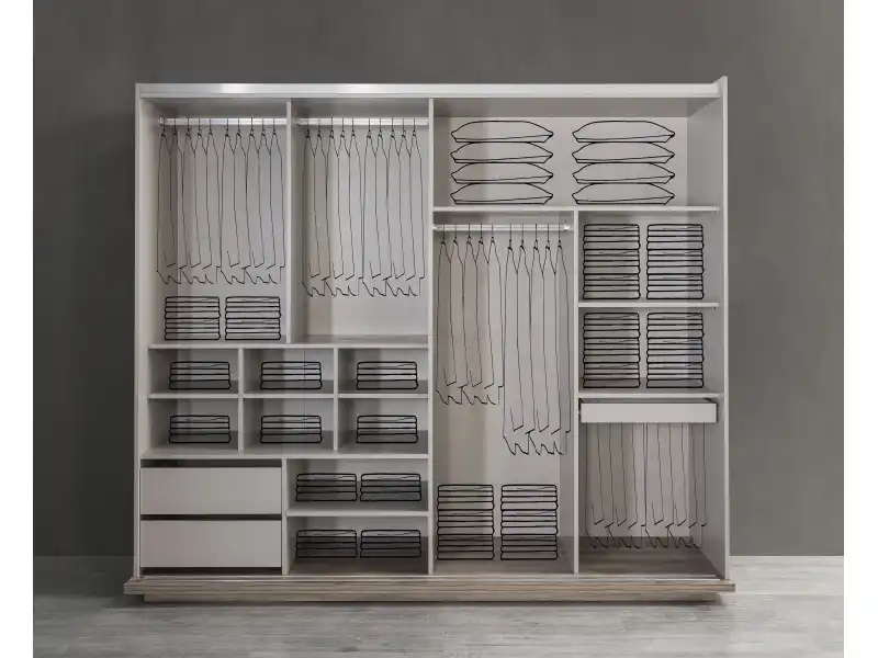 Lens Sürgülü Yatak Odası Takımı