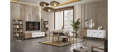 İnegöl Mobilya Bohem Yemek Odası