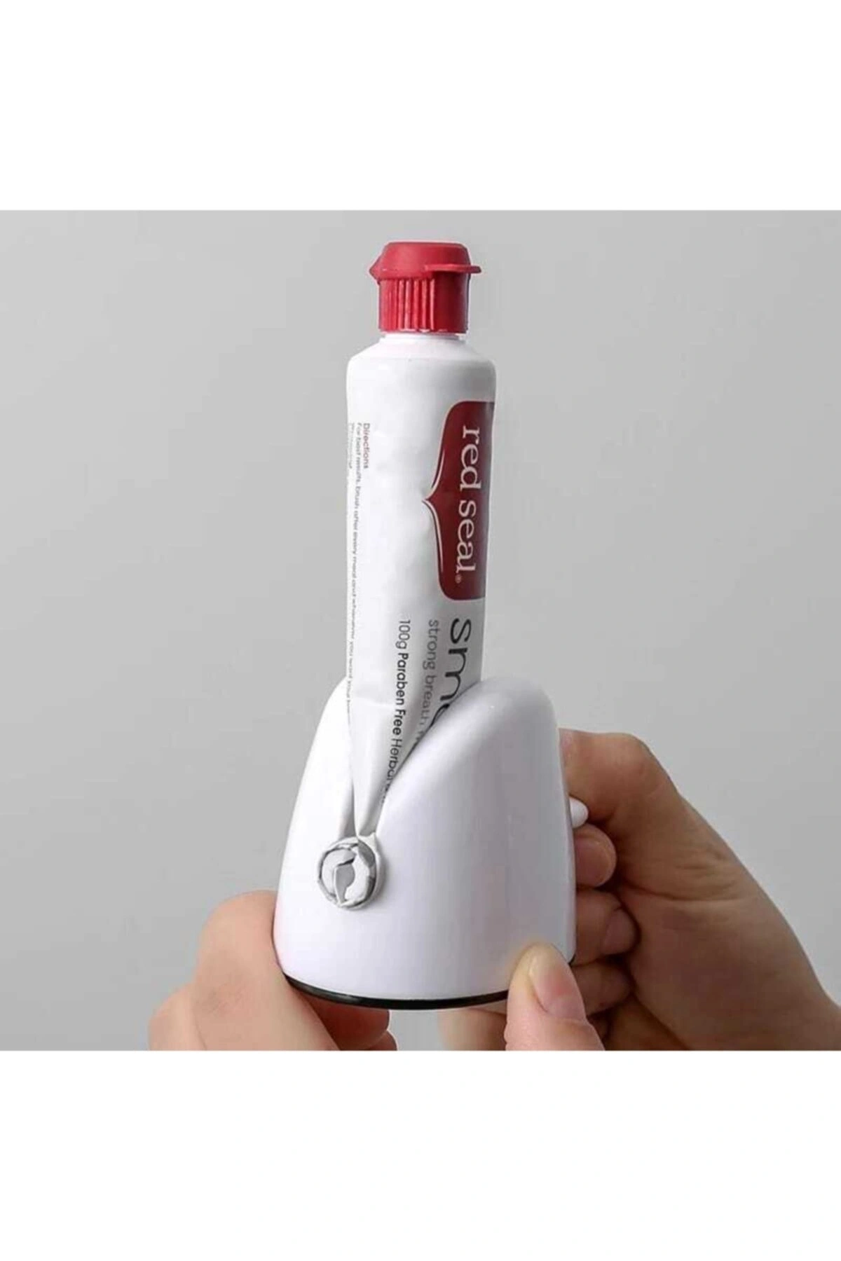 Diş Macunu Sıkacağı Krem Ve Merhem Sıkacağı Çevirmeli 1 Adet Kırmızı