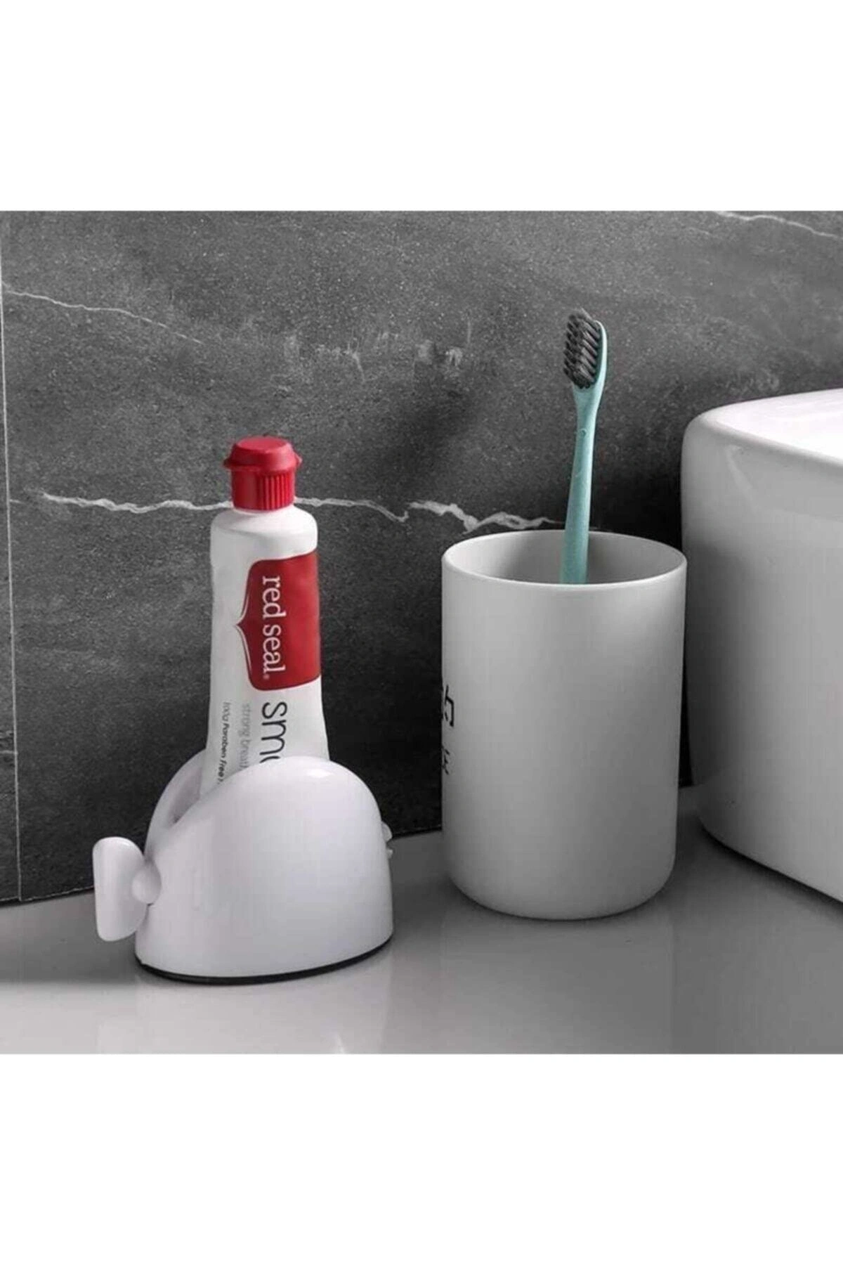 Diş Macunu Sıkacağı Çevirmeli 1 Adet Beyaz