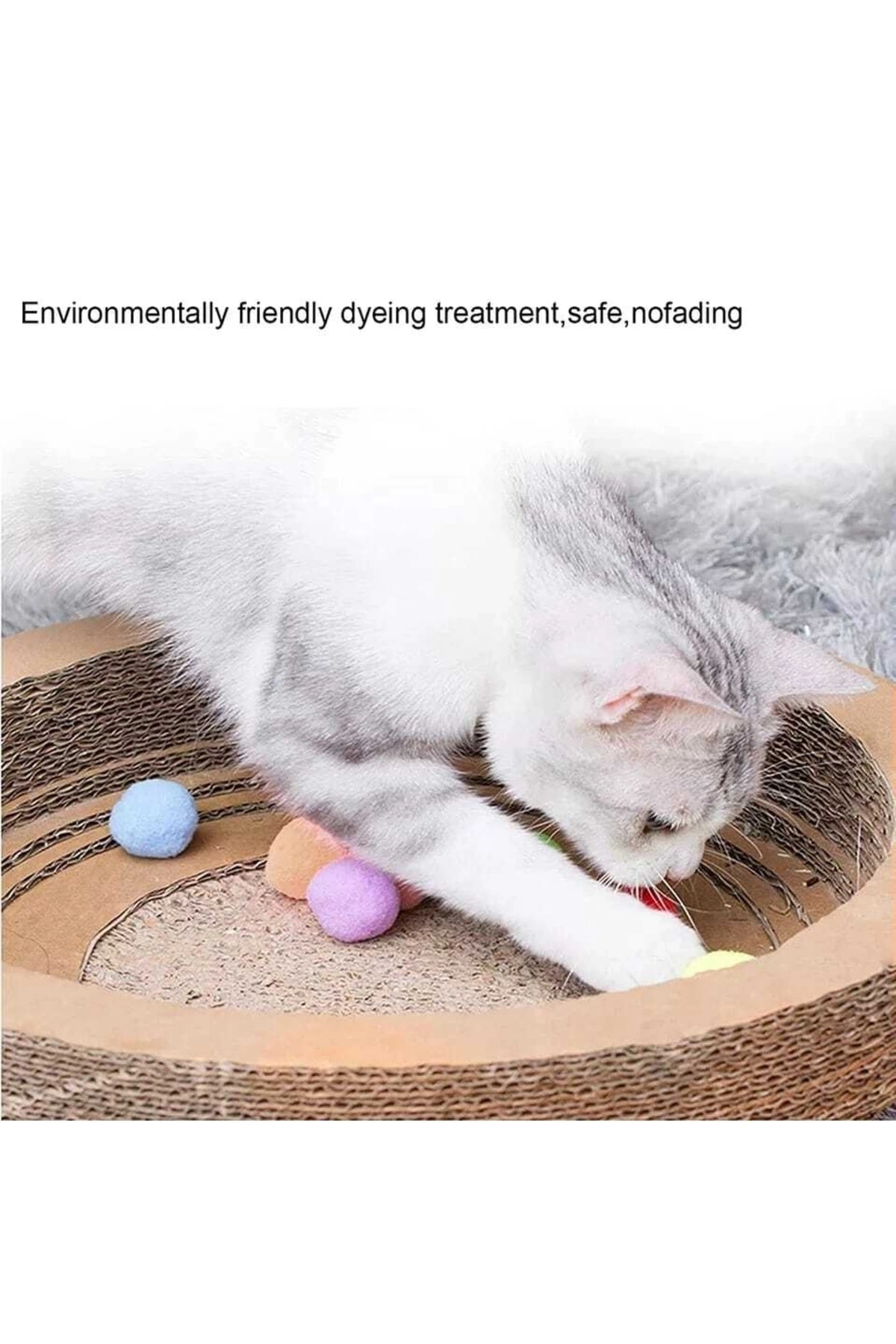 Renkli Ponponlar Kedi Oyuncağı (2,5 Cm 25 Adet )