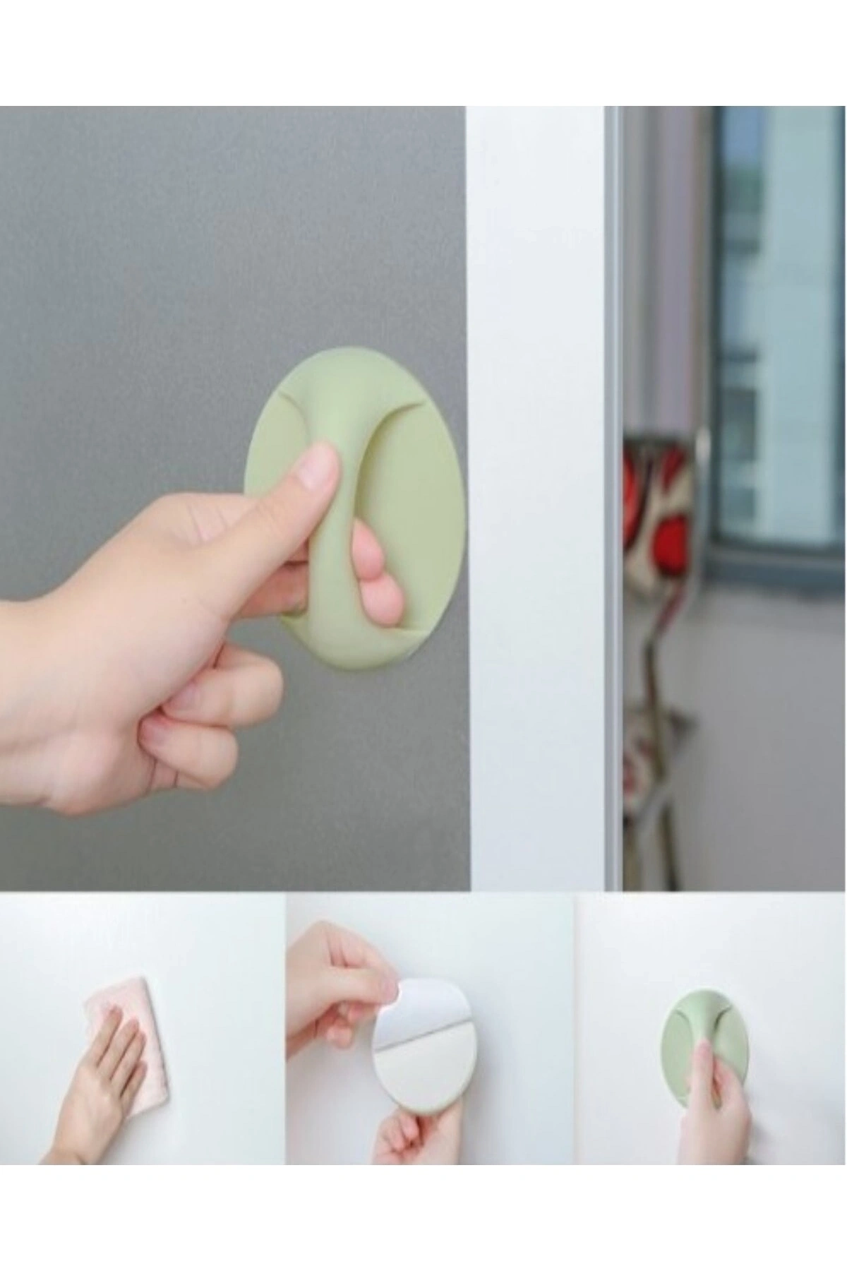 Çok Amaçlı Yapışkanlı Tutacak Kulp 2 Adet Pratik Ev Gereçleri