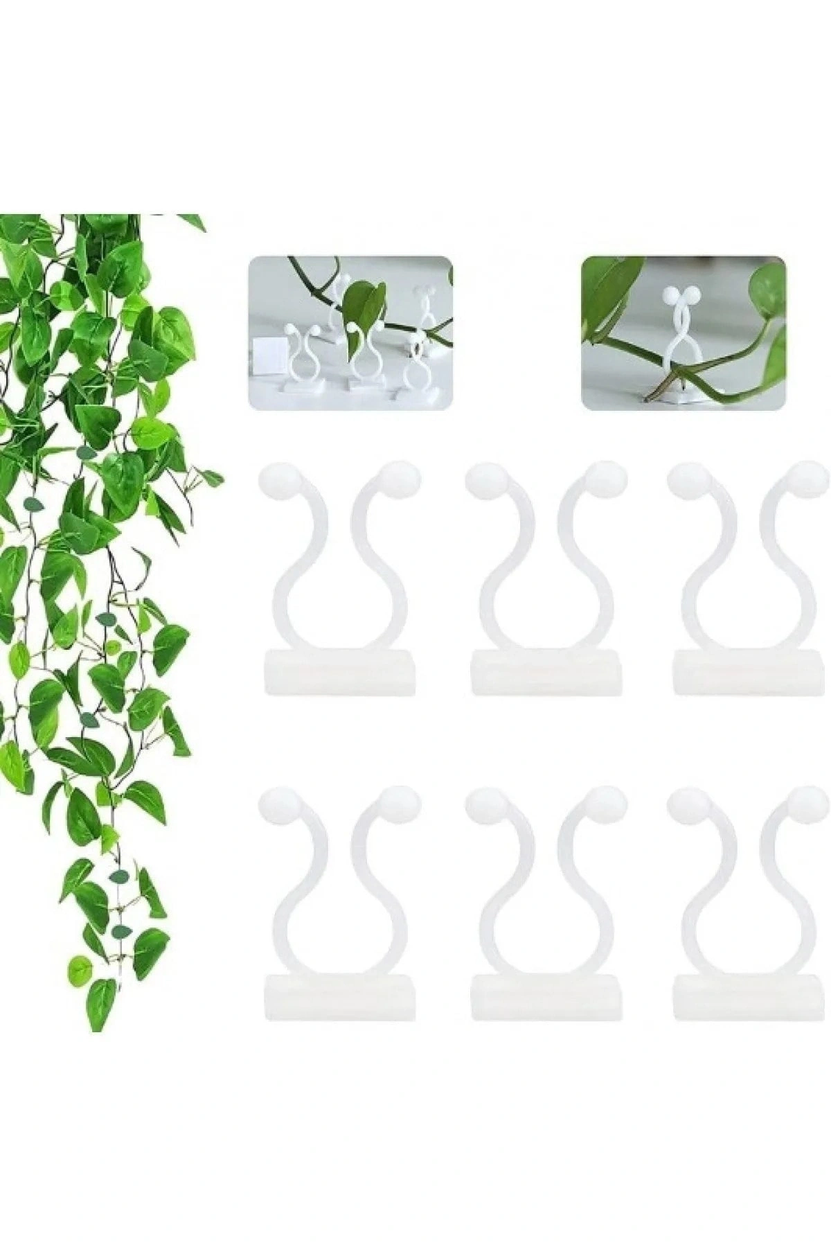 Sarmaşık ve Kablo Düzenleyici Çok Amaçlı Klips 10 Adet