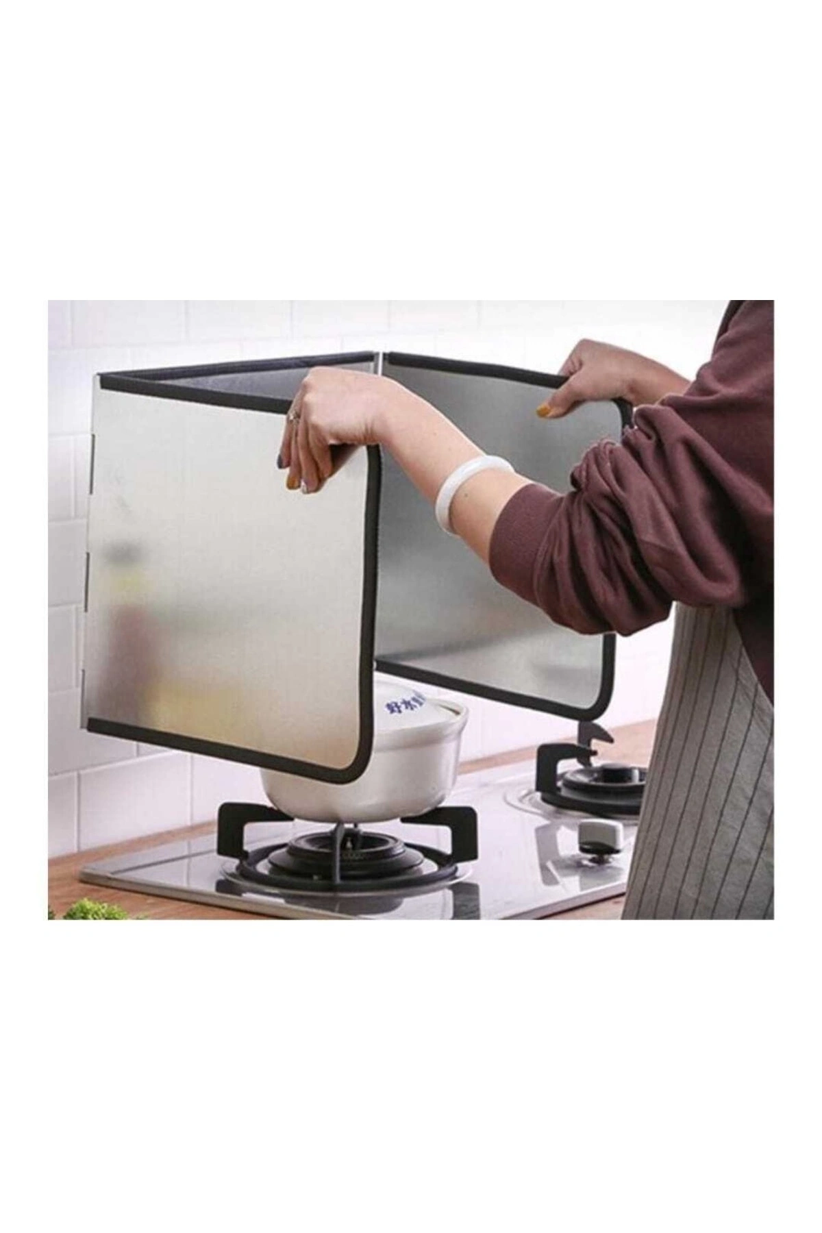 Ocak Arkası Koruyucu Yağ Sıçratmaz Panel Büyük Boy 30+30+30+30