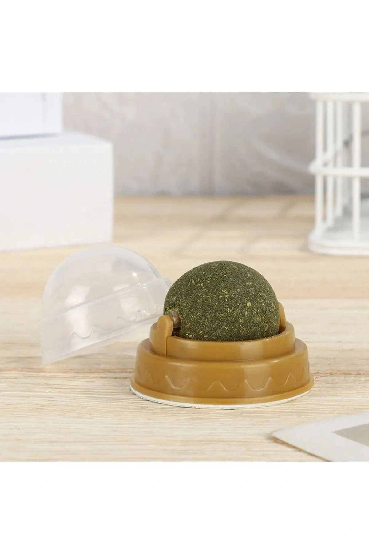 Catnipli Yenilebilir Kedi Nanesi Otu Yalama Oyun Topu Oyuncağı