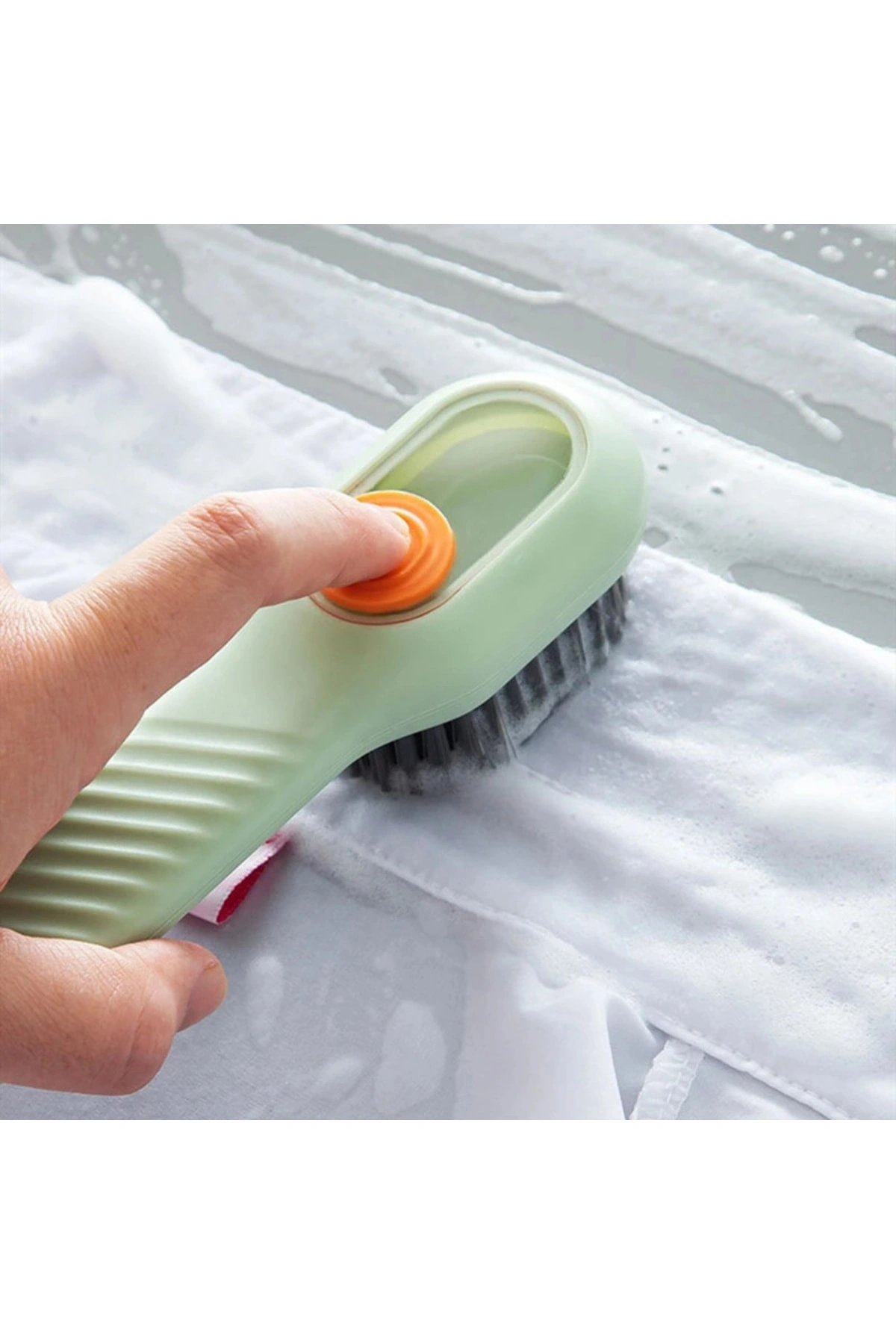 Çok Amaçlı Deterjan Hazneli Pratik El Temizlik Fırçası | Ayakkabı Bot Temizleme Yıkama Fırçası