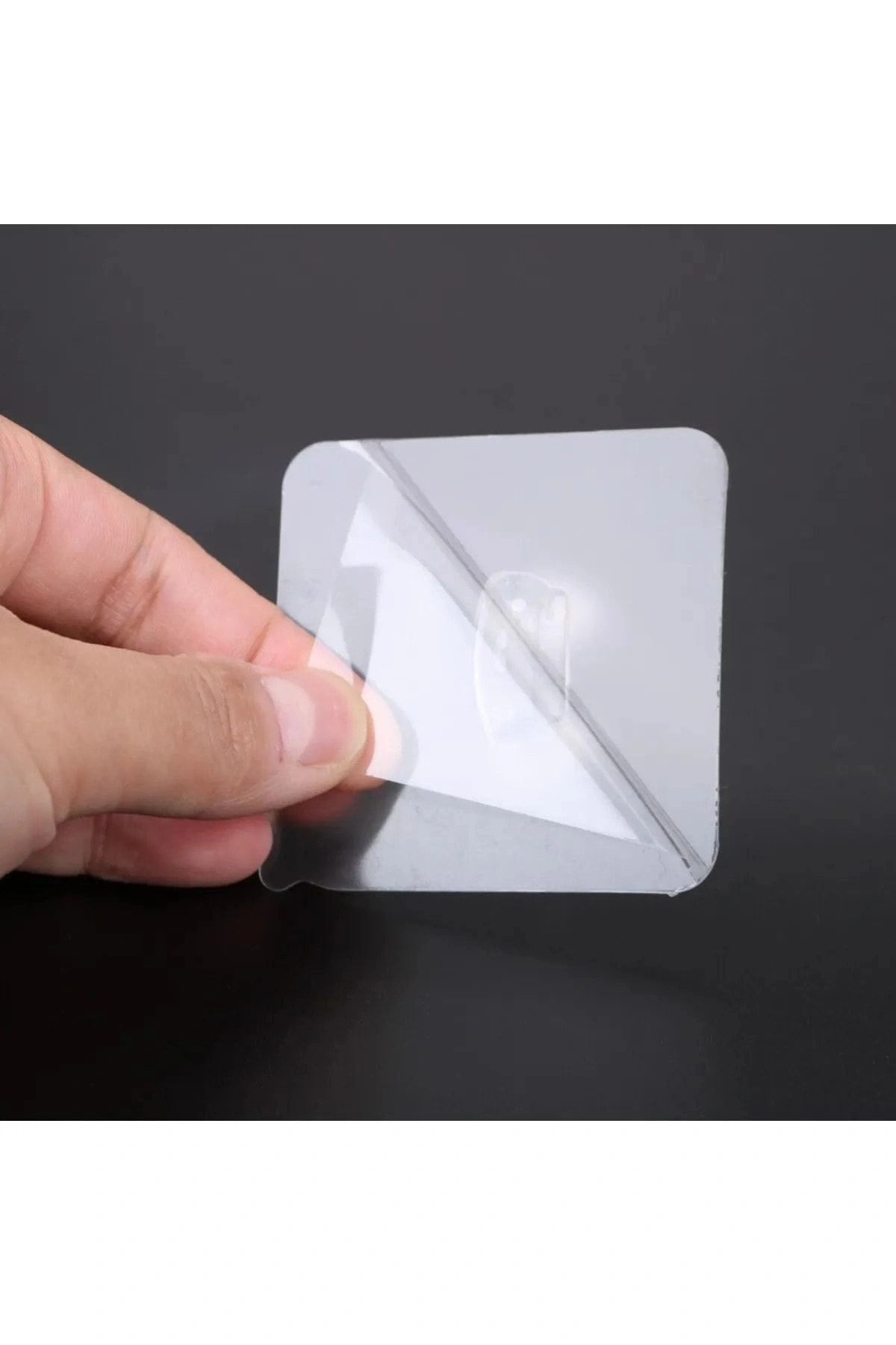 Kendinden Yapışkanlı Şeffaf Kablo Tutucu Diş Fırçası Askısı 5 Adet