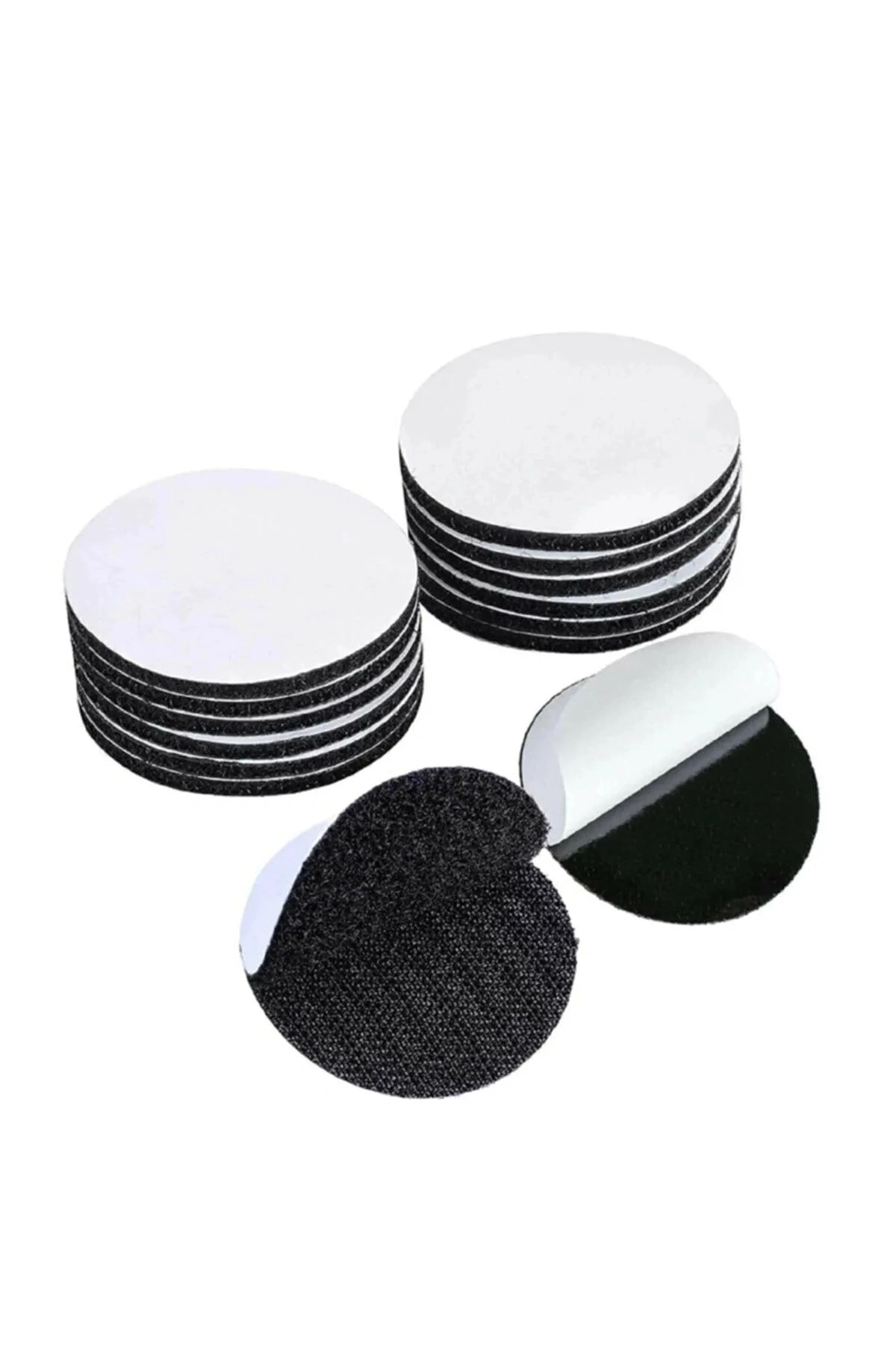 Halı Kaydırmaz Yuvarlak Bant Çarşaf,örtü Kaymasını Önleyici Cırtlı Yapışkan Bant 50 Mm Çap 10lu 1 Ad