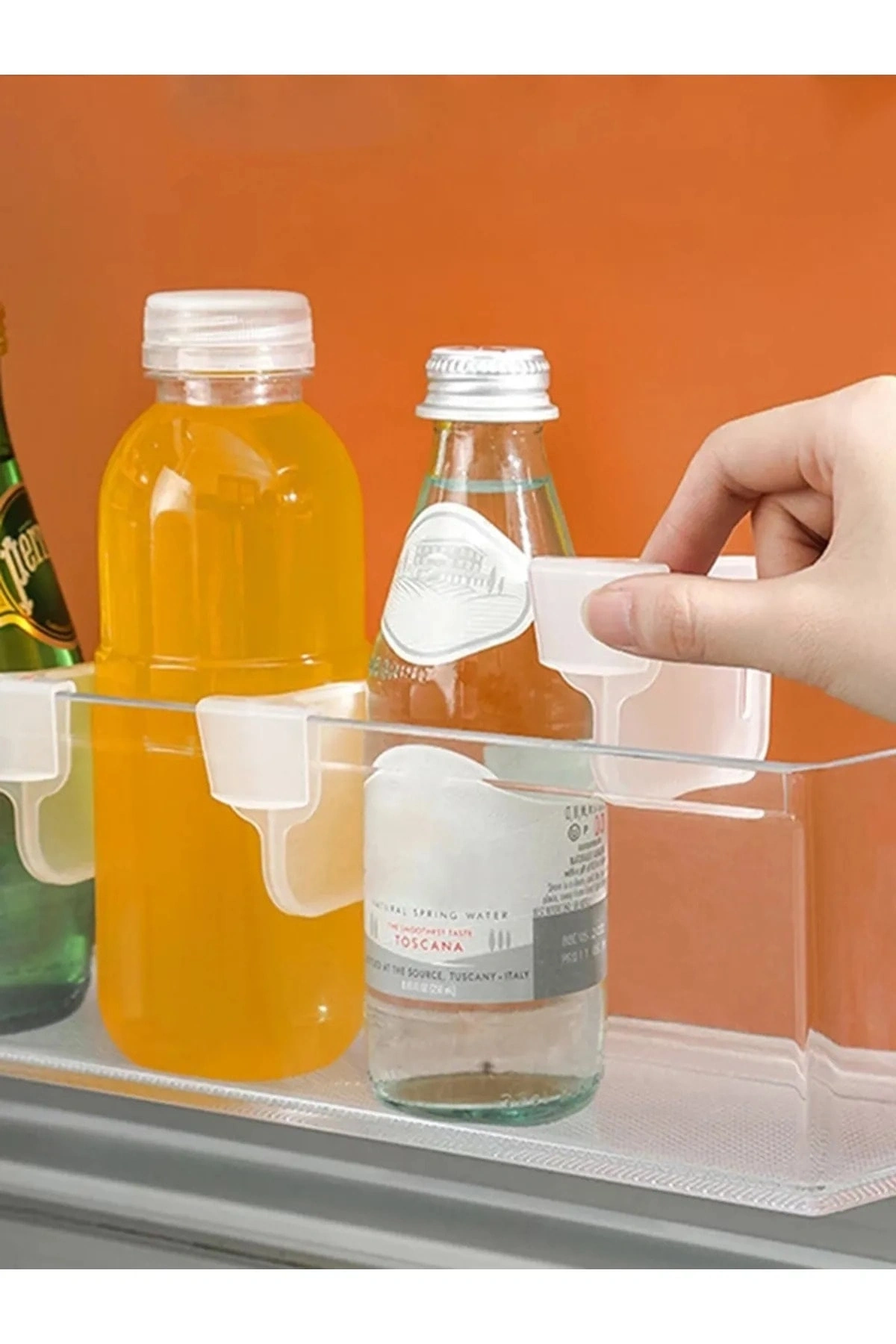 Buzdolabı Raf Ayırıcı Ayarlanabilir Dolap Çekmece Düzenleyici 4 lü 1 Adet