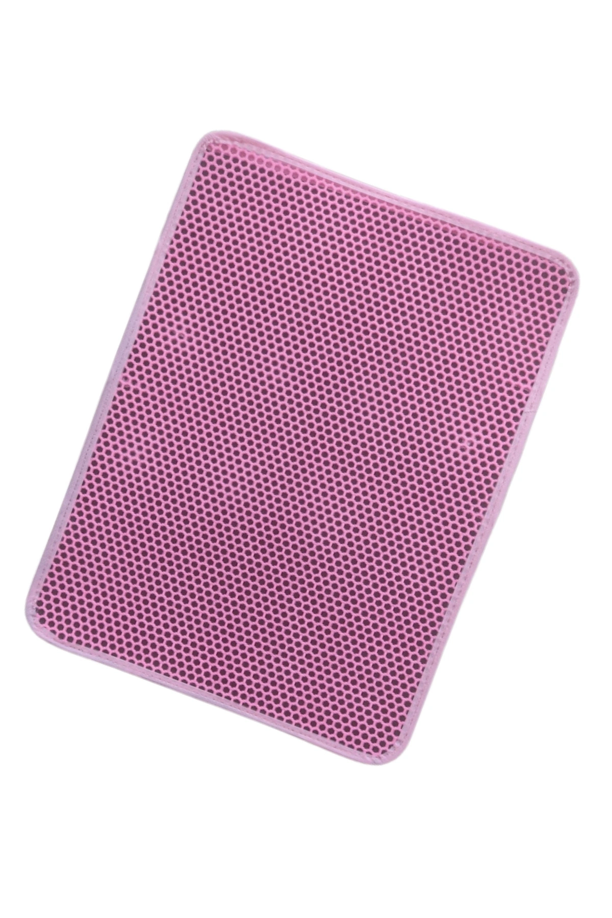 60x42 Cm Elekli Kedi Tuvalet Önü Paspası Kedi Paspası PEMBE