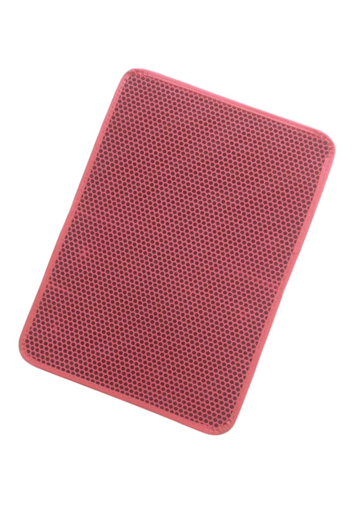 60x42 Cm Elekli Kedi Tuvalet Önü Paspası Kedi Paspası KIRMIZI