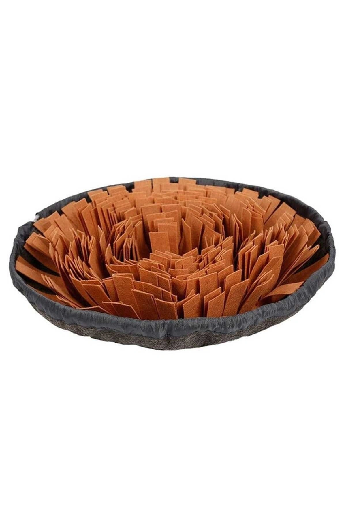 Köpek Yavaş Besleme Matı Mama Bulmaca Matı - Köpek Interaktif Oyuncağı KAHVERENGİ