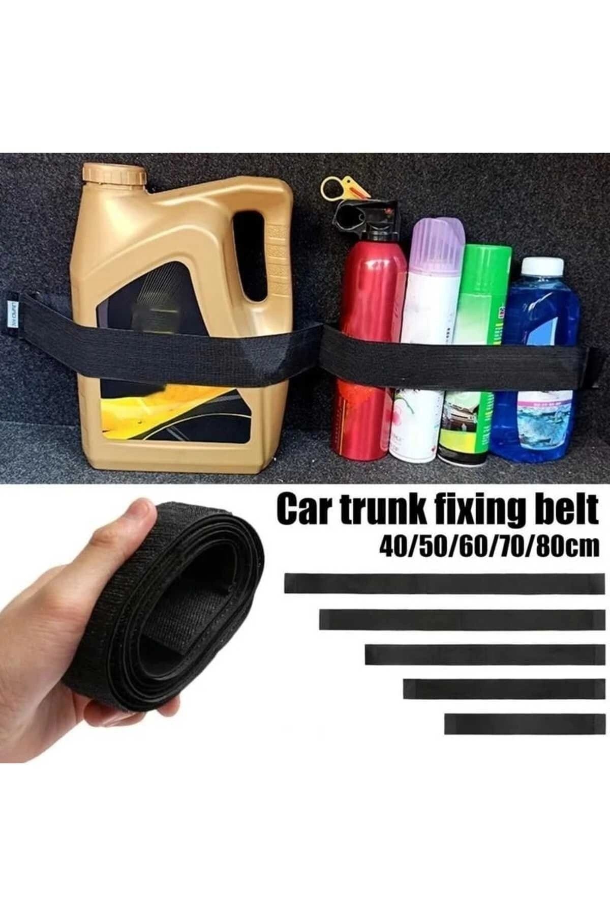 Bagaj Düzenleyici Organizer Araç Araba Ve Oto Sabitleyici Şerit 40 Cm 1 Adet