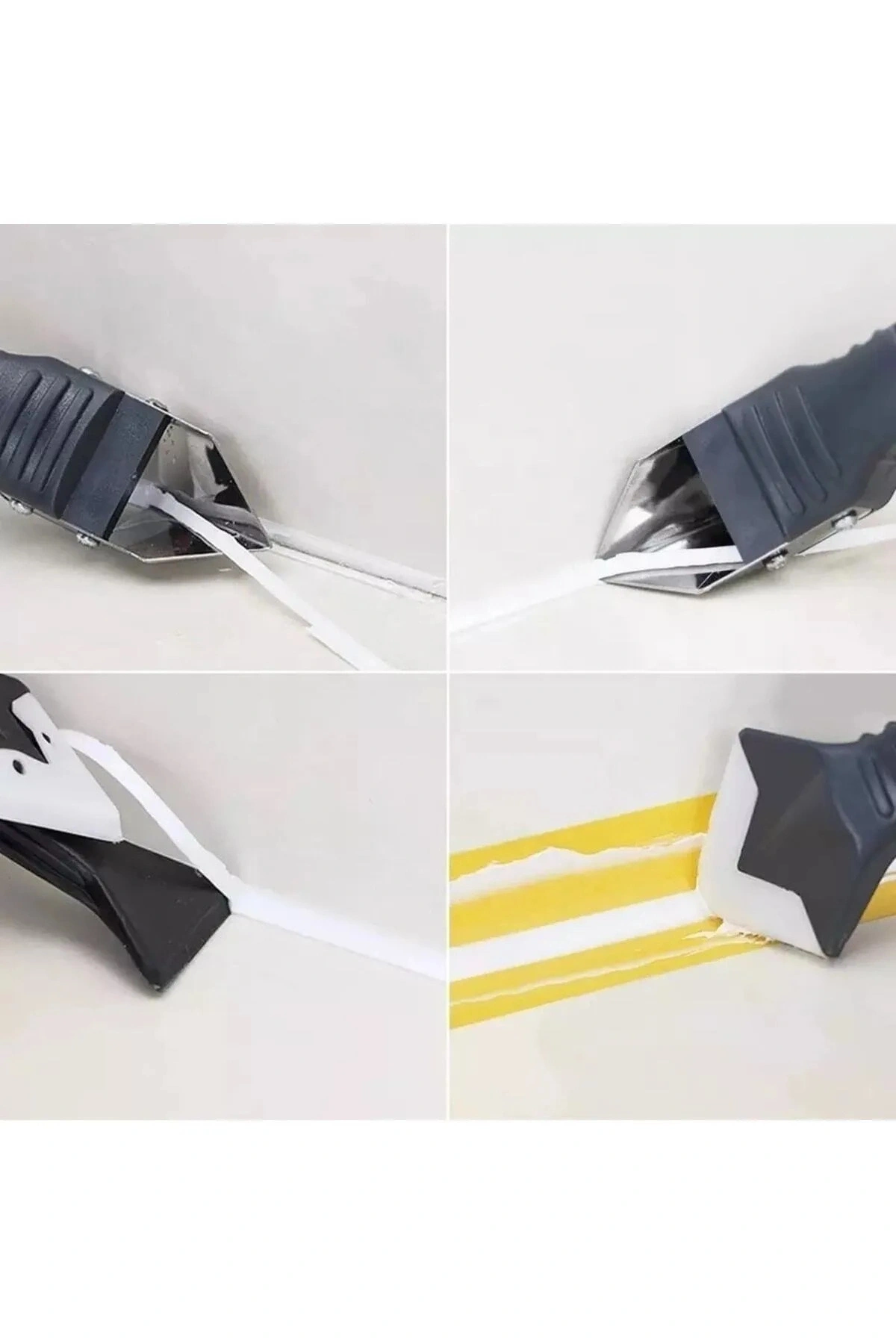 3ü 1 Arada Fayans Derz Dolgu Kazıyıcı Sıyırıcı Silikon Sökücü Ve Uygulayıcı Aparatı 1 ADET