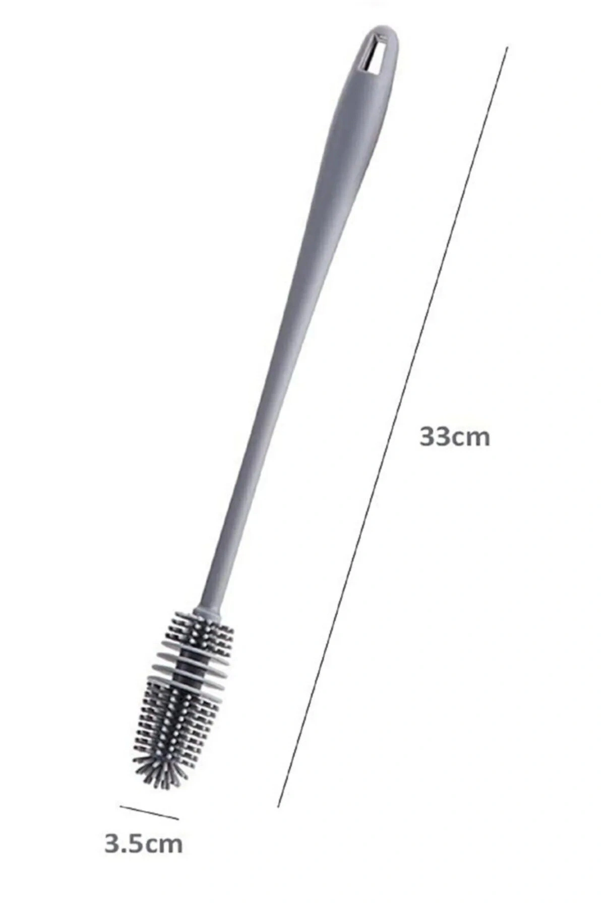 Silikon Bardak Tabak Cam Şişe Fincan Yıkama Fırçası Çok Fonksiyonlu Bulaşık Temizleme Fırçası