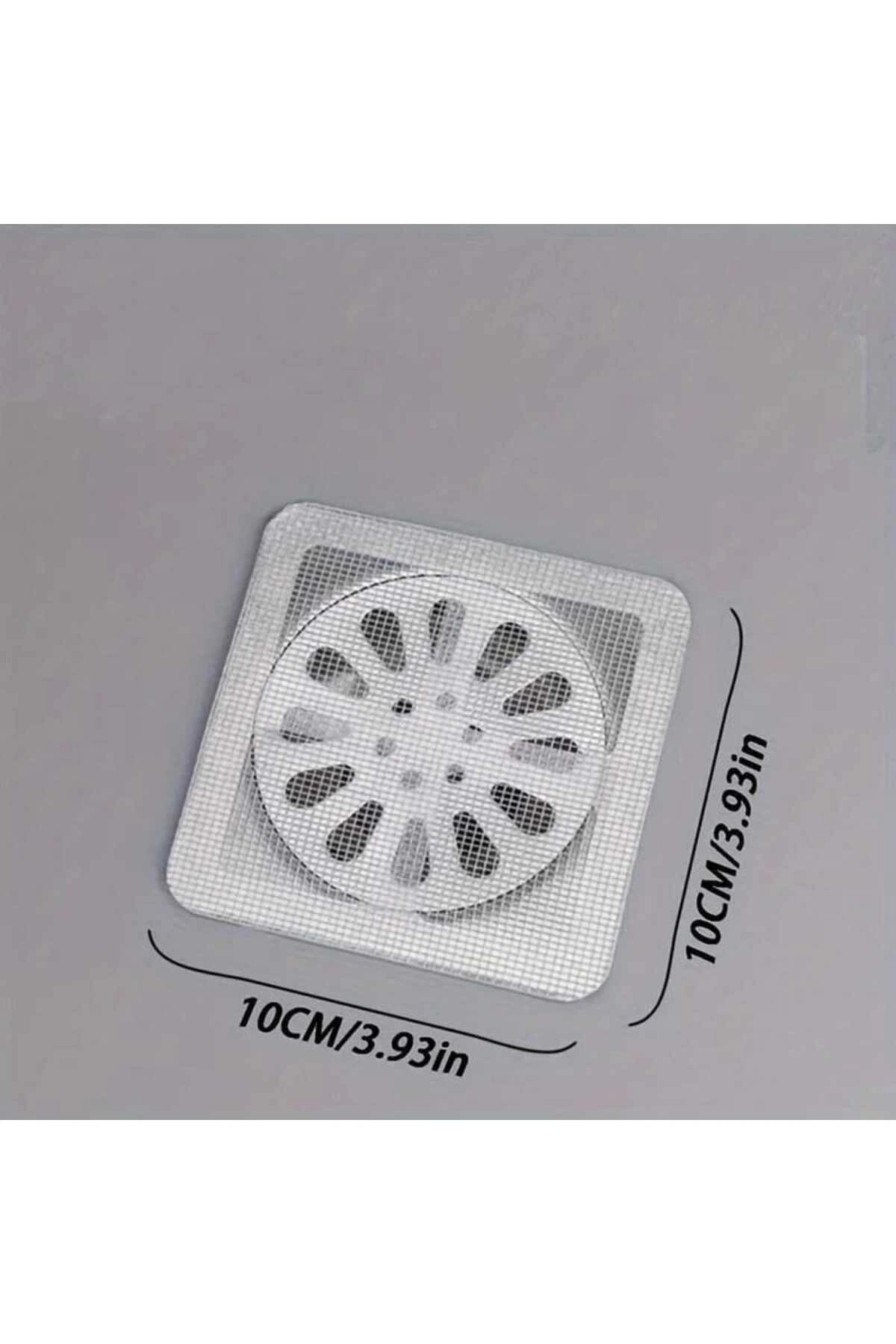 10 Adet Banyo Gider Süzgeci Saç Yakalayıcı Süzgeç Banyo Duş Gider Tıkanık Önleyici Süzgeç