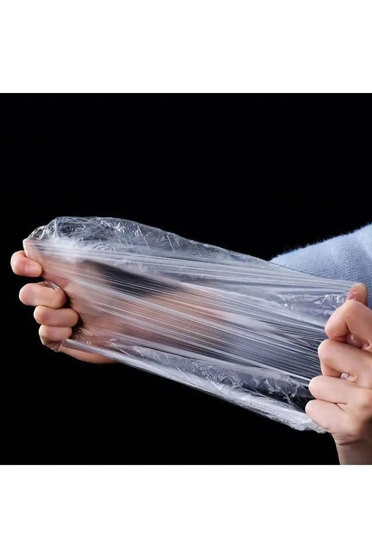 100 Adet Yeniden Kullanılabilir Gıda Saklama Kâse Tabak Tencereler Için Ayarlanabilir Gıda Bonesi