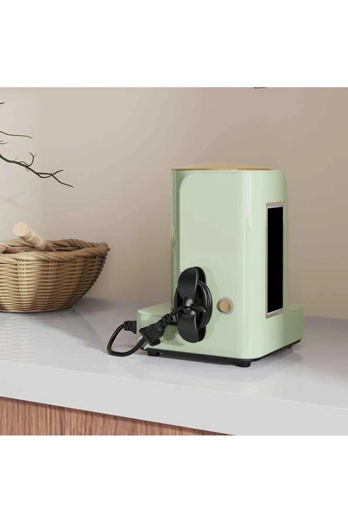 Yapışkanlı Airfryer Kablo Düzenleyici Çok Amaçlı Kablo Tutucu Kablo Toparlayıcı SİYAH  (2 ADET)