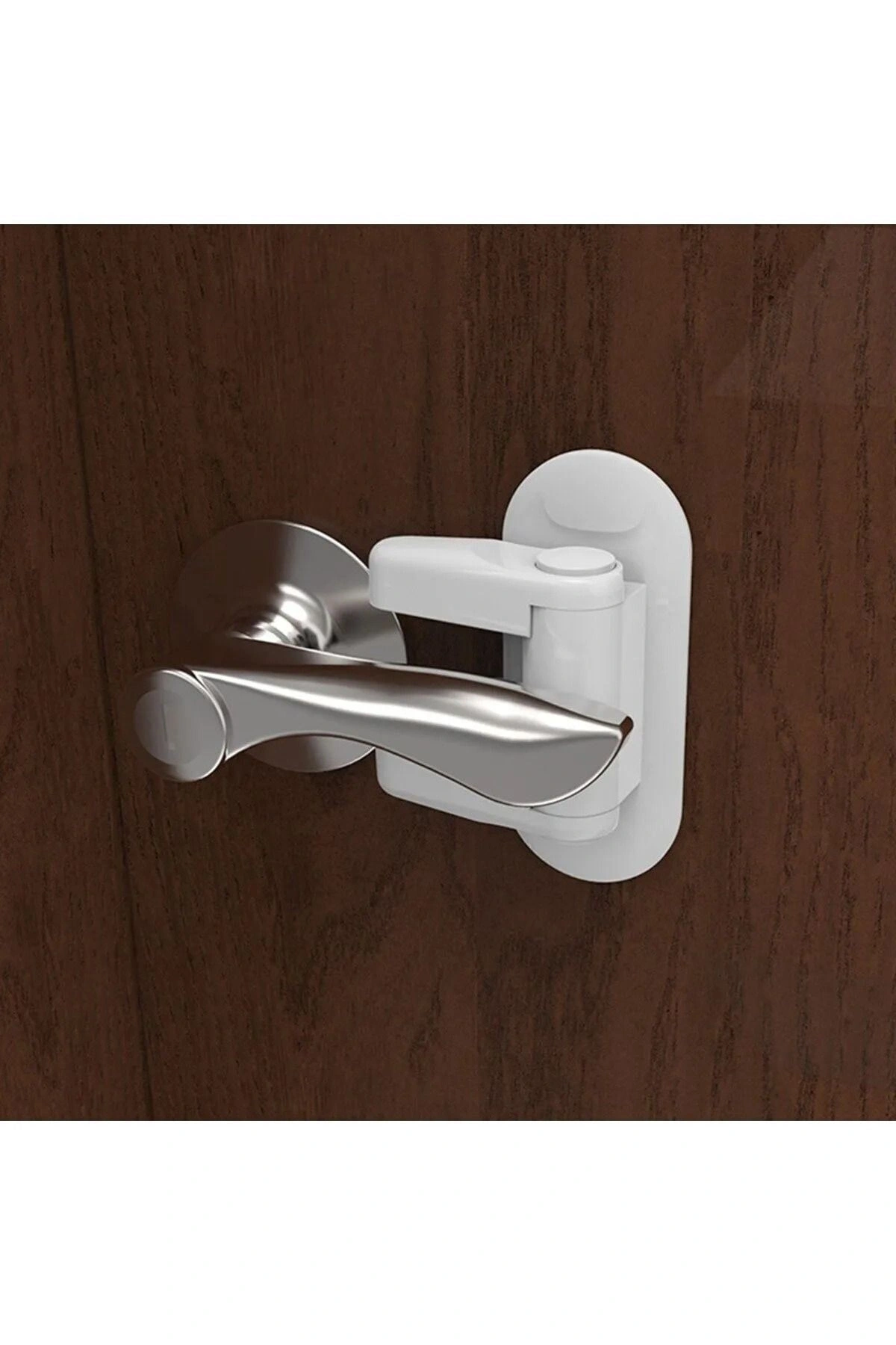 Manuel Çocuk Kapı Kilidi Kendinden Yapışkanlı Bebek Emniyet Kilidi Pratik Çok Fonksiyonlu Kilit