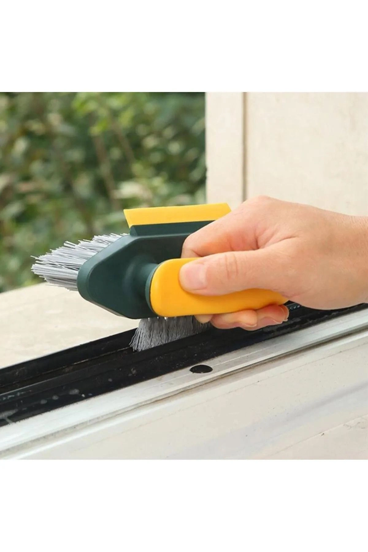 Saplı Çok Amaçlı Sert Temizlik Fırçası Fayans Lavabo Halı Banyo Temizleme Fırça