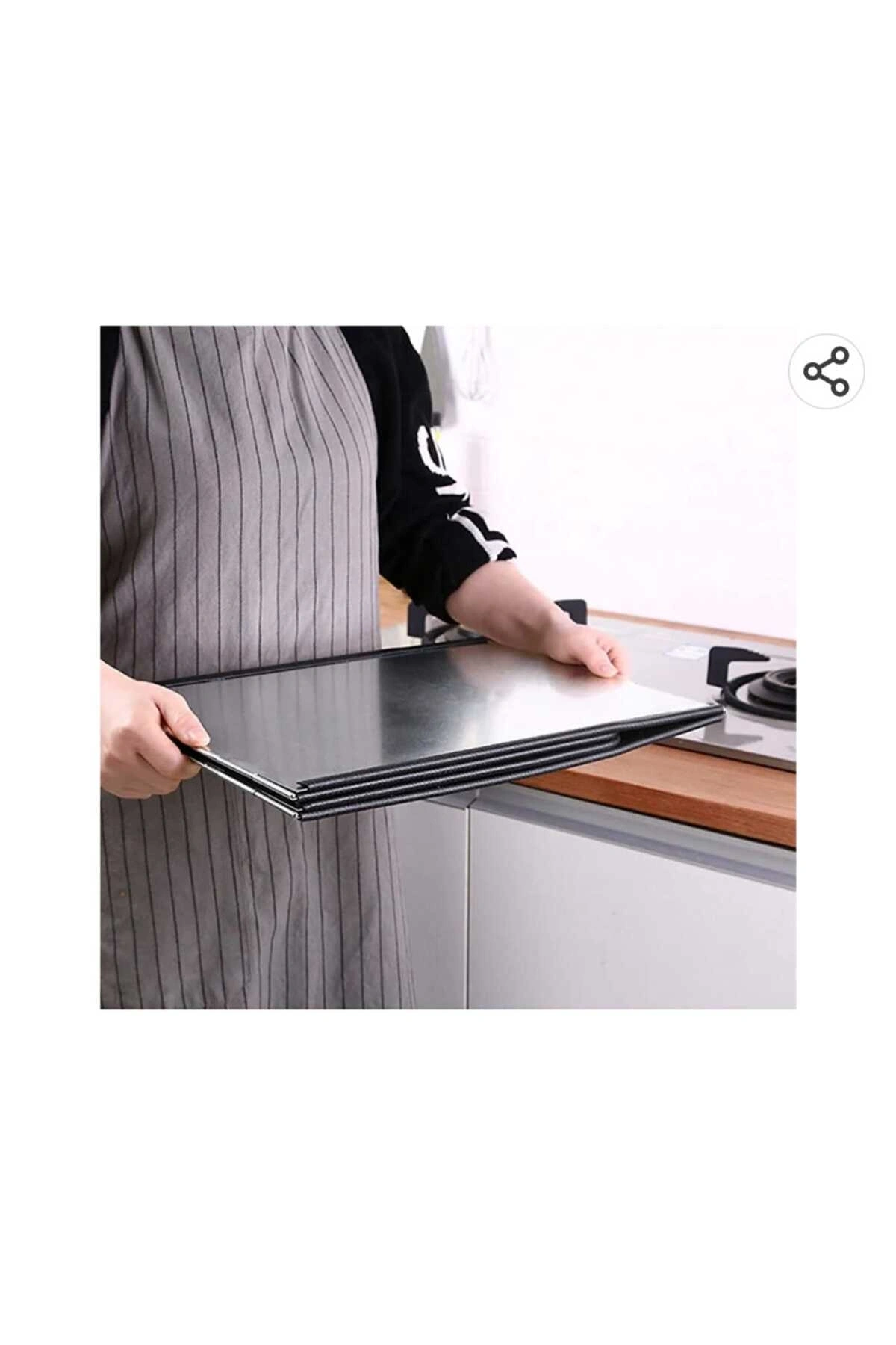 Ocak Arkası Koruyucu Yağ Sıçratmaz Panel Büyük Boy 30+30+30+30