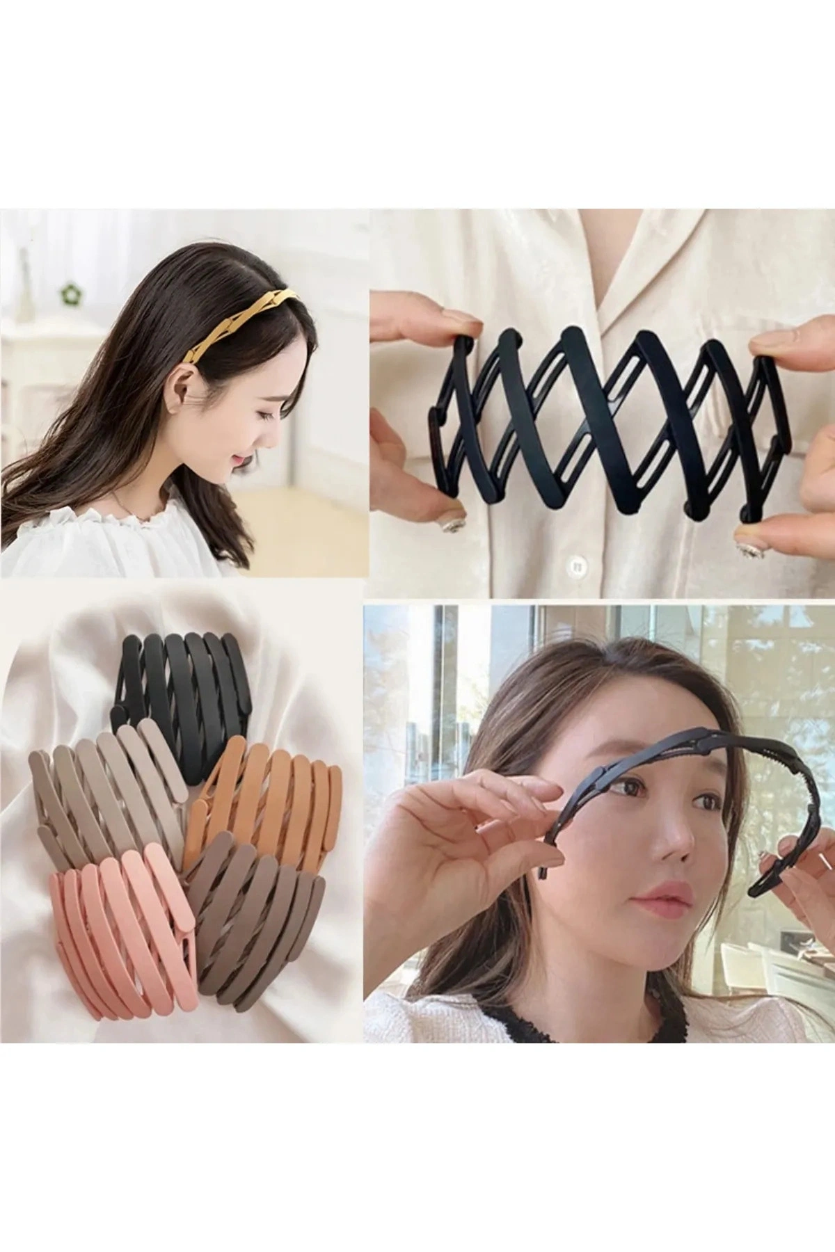 Katlanabilir Saç Taç Toka 1 Adet